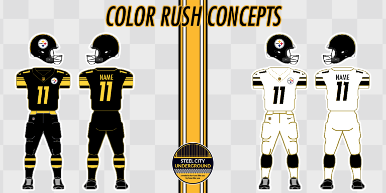 Pittsburgh Steelers Color Rush Jersey Concepts - Steel City Underground