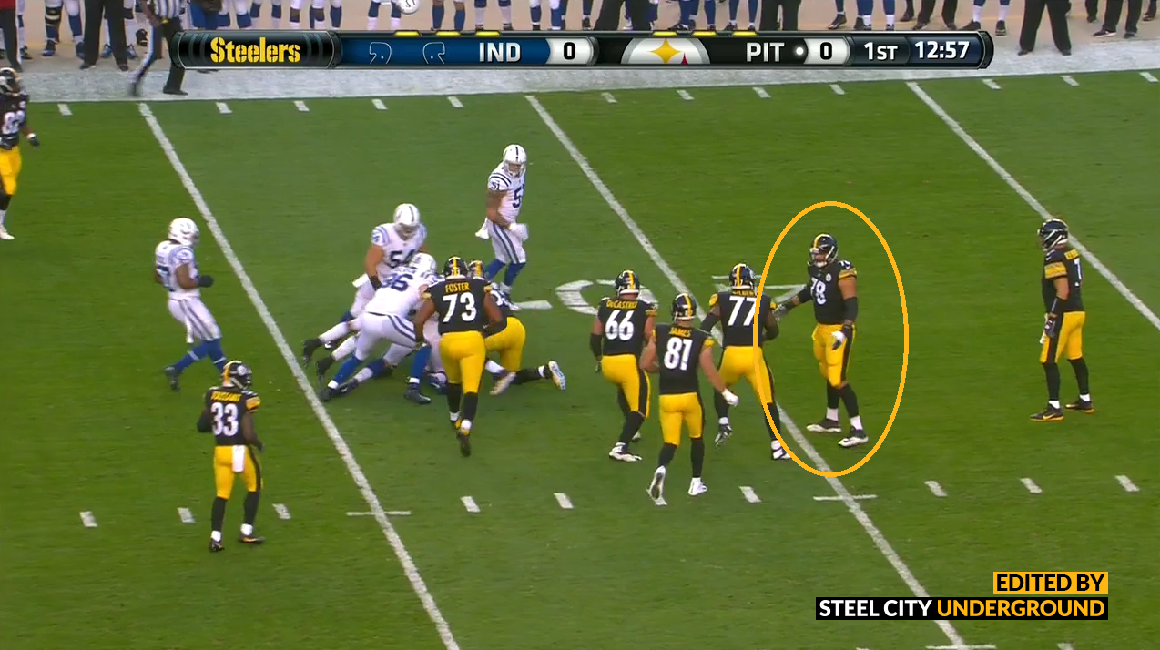 Pittsburgh Steelers Indianapolis Colts Preseason Sack Fumble