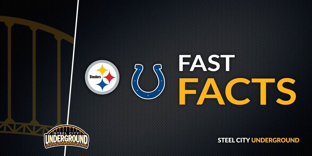 Fast Facts: Pittsburgh Steelers vs. Indianapolis Colts - Steel