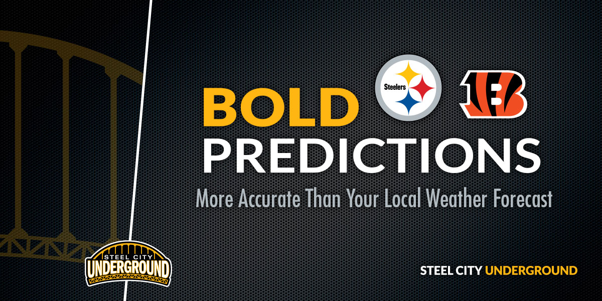 5 Fearless Predictions for Steelers vs. Bengals