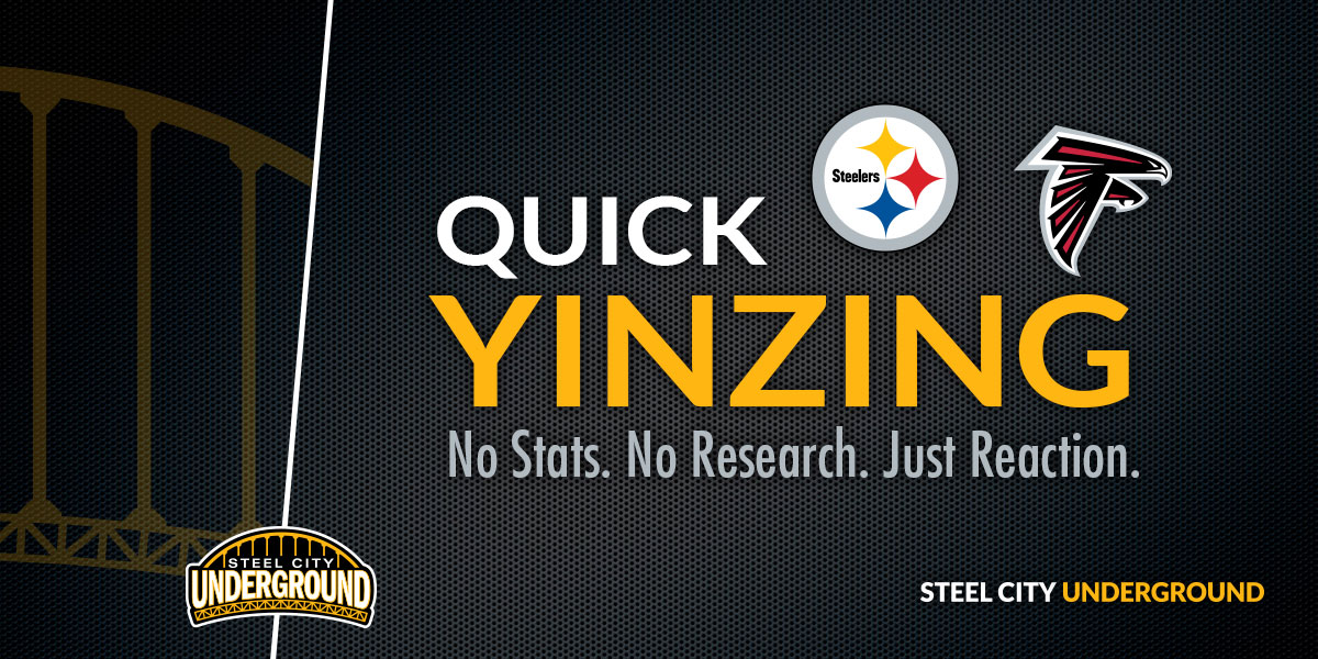 Steelers Ground The Falcons For The Win - Steel City Underground