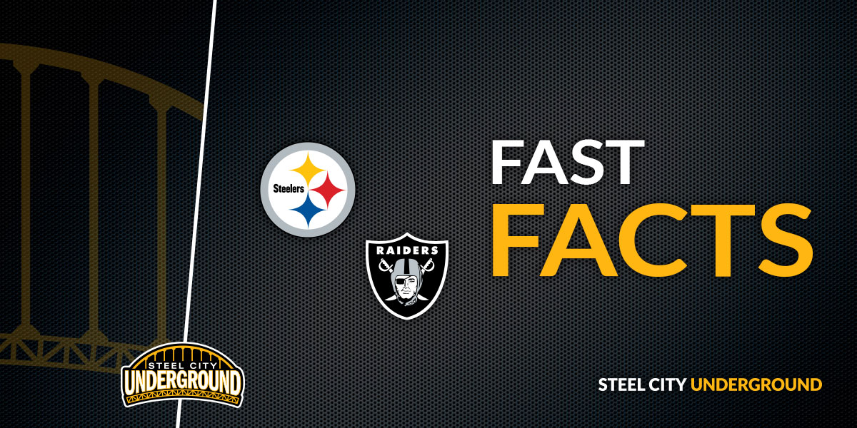 Steelers vs. Raiders Fast Facts