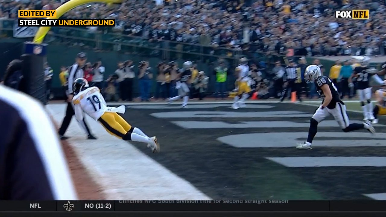 Watch: JuJu's somersault catch is nearly a touchdown - Steel City  Underground