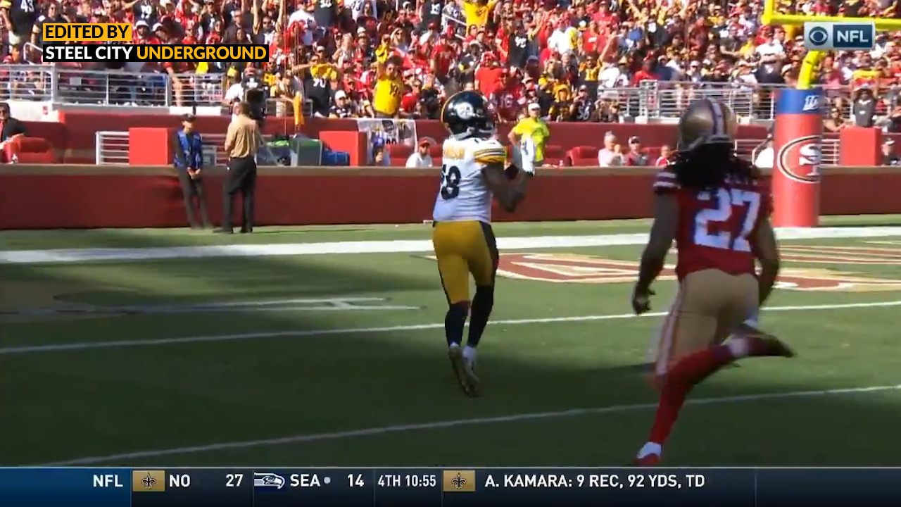 Watch: Diontae Johnson's first career NFL touchdown - Steel City ...