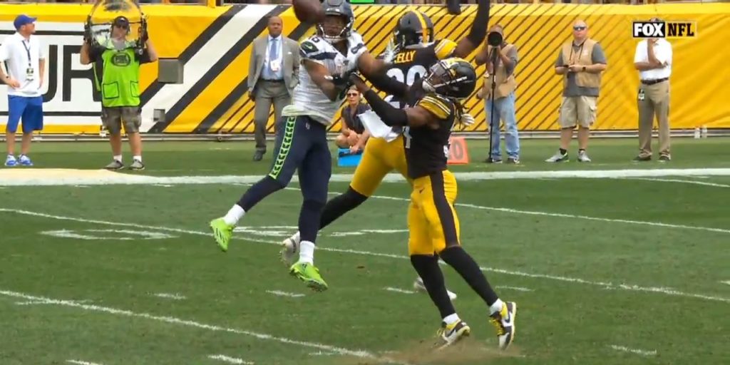 Terrell Edmunds pass interference call against Seahawks