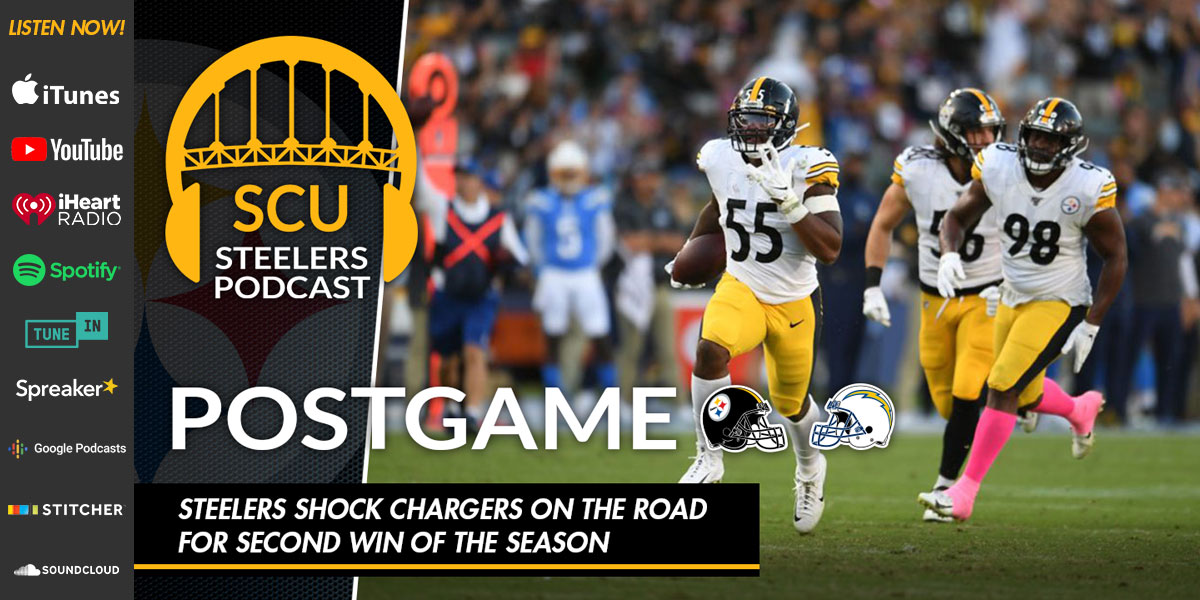 Steelers shock Chargers on the road for second win of the season