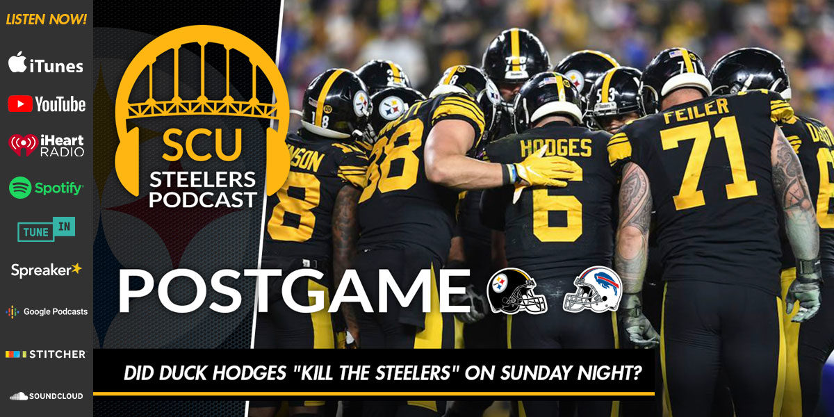 Did Duck Hodges "kill the Steelers" on Sunday night?