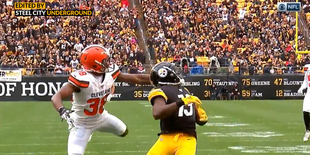 Watch: James Washington beats pass interference during diving touchdown catch