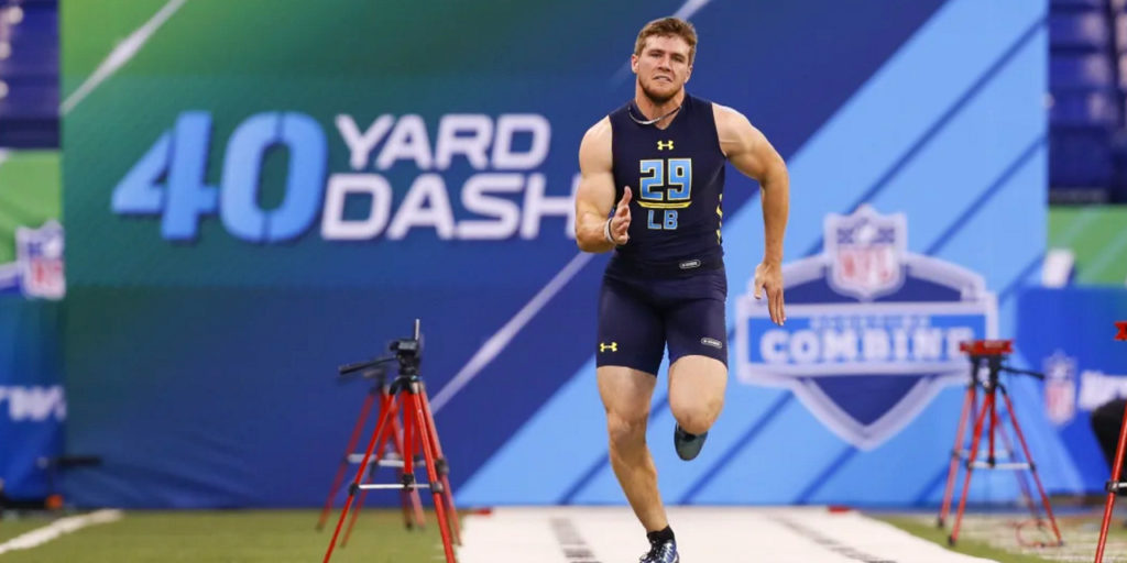 Pittsburgh Steelers linebacker T.J. Watt at the NFL Scouting Combine (AP via Steelers.com)