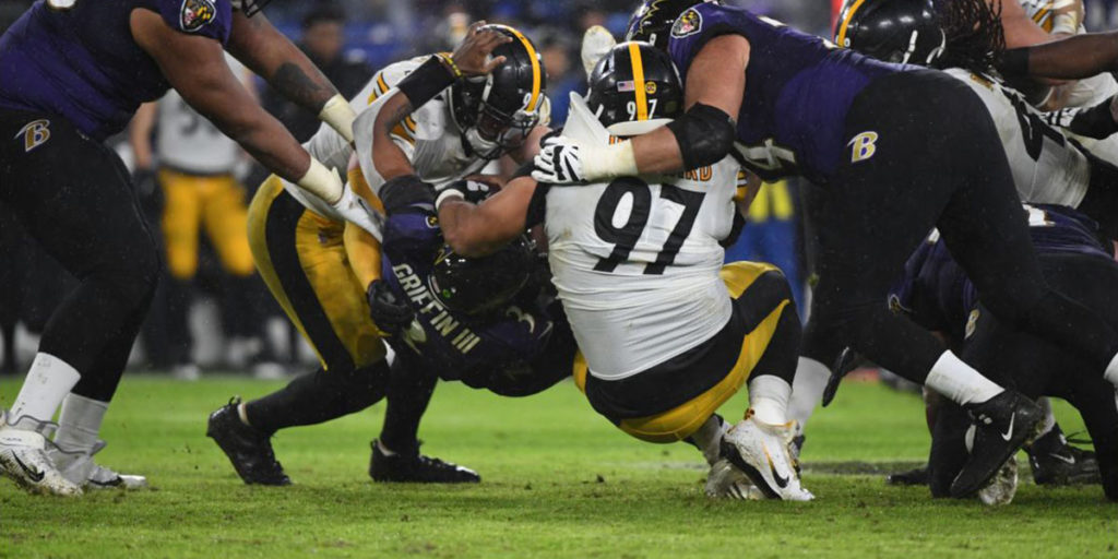 Steelers Defense against Baltimore Ravens