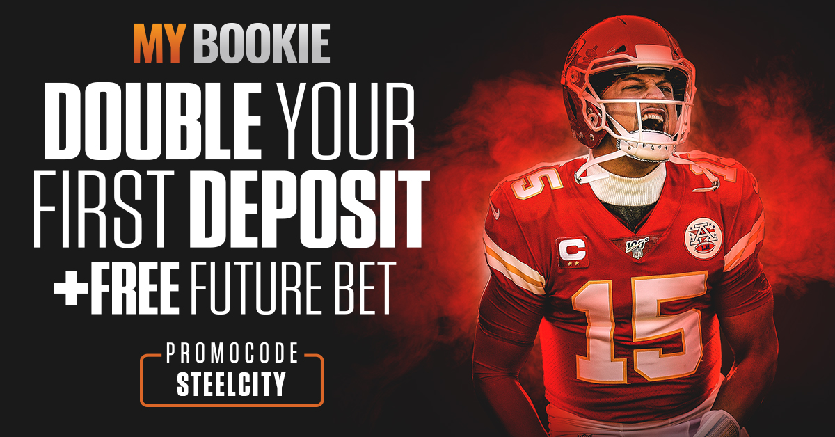 Double your first deposit plus a free future bet with MyBookie