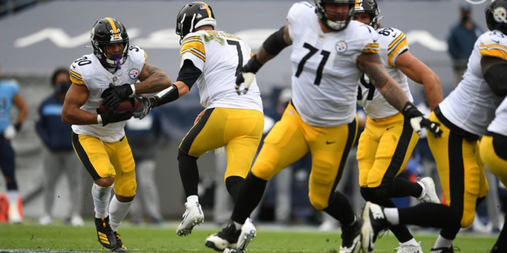 James Conner and Matt Feiler lead the way for the Steelers running game