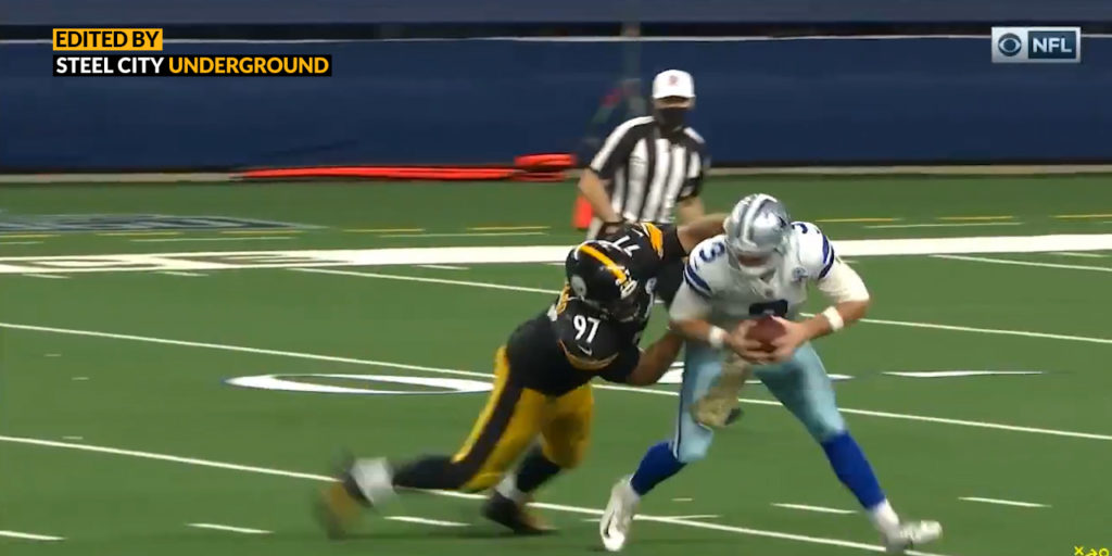 Watch: Cam Heyward unleashes his inner beast with clutch 4th down sack