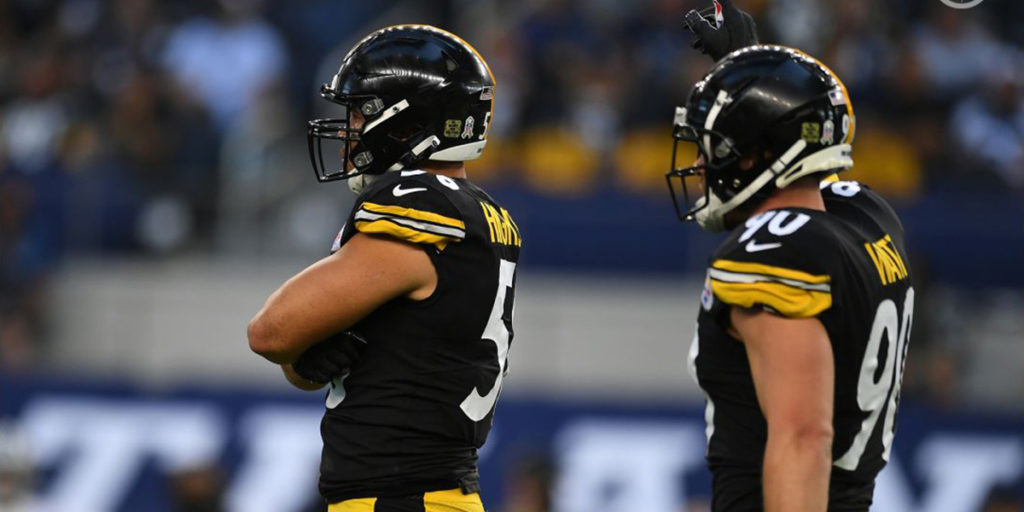 Pittsburgh Steelers LBs Alex Highsmith and T.J. Watt