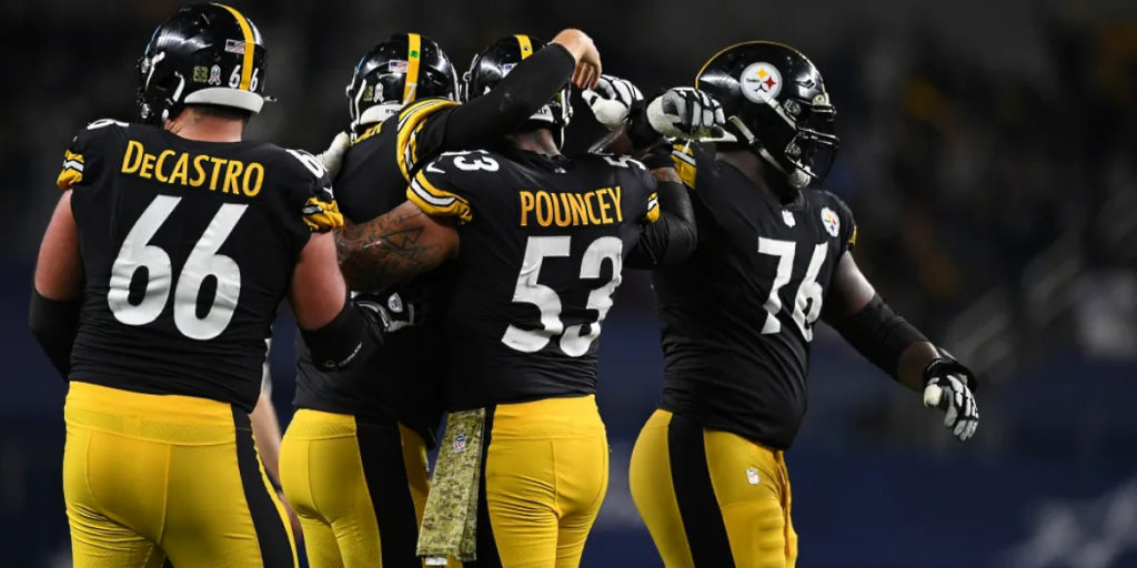 Steelers Maurkice Pouncey, David DeCastro, Chukwuma Okorafor