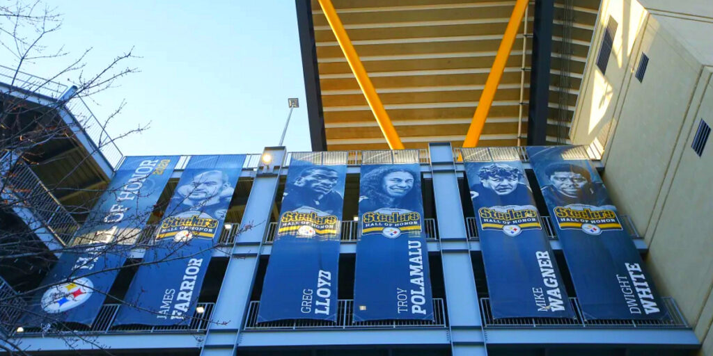 Pittsburgh Steelers Heinz Field Hall of Honor Banners