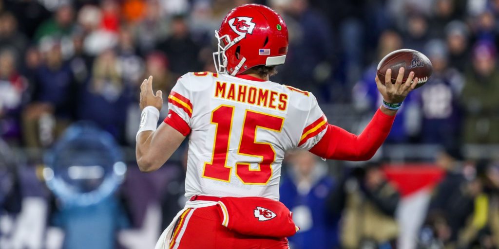 Kansas City Chiefs QB Patrick Mahomes