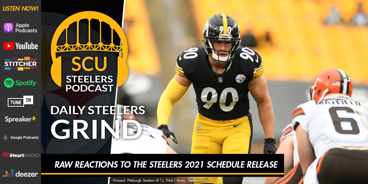 Raw reactions to the Steelers 2021 schedule release - Steel City