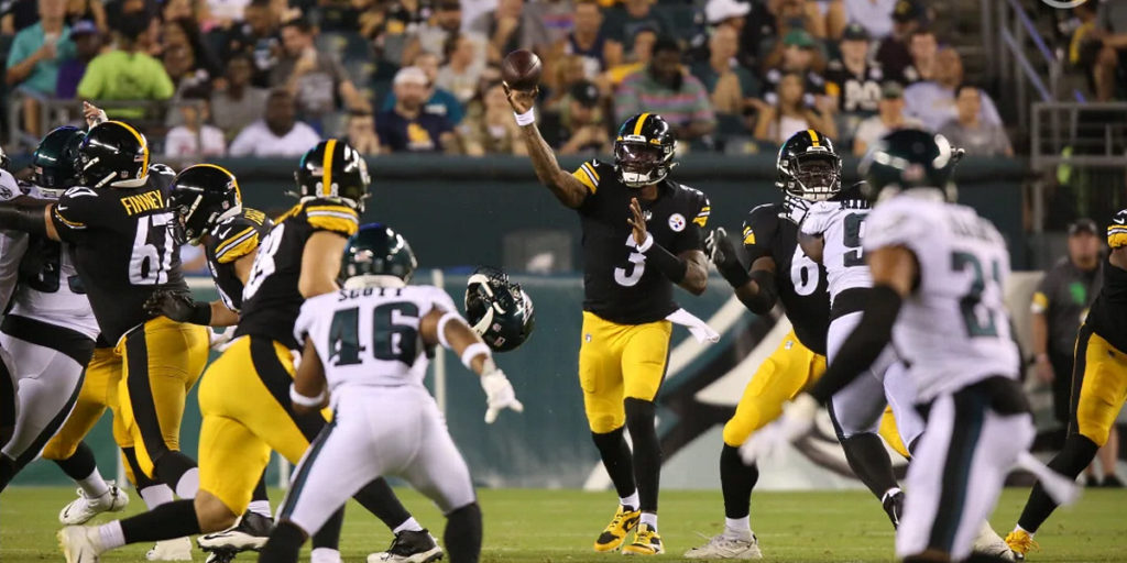 Dwayne Haskins of the Pittsburgh Steelers vs Eagles