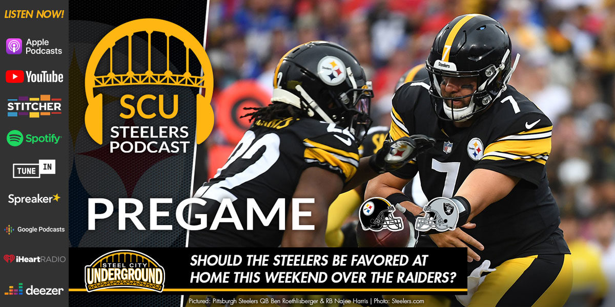 Should the Steelers be favored at home this weekend over the Raiders?