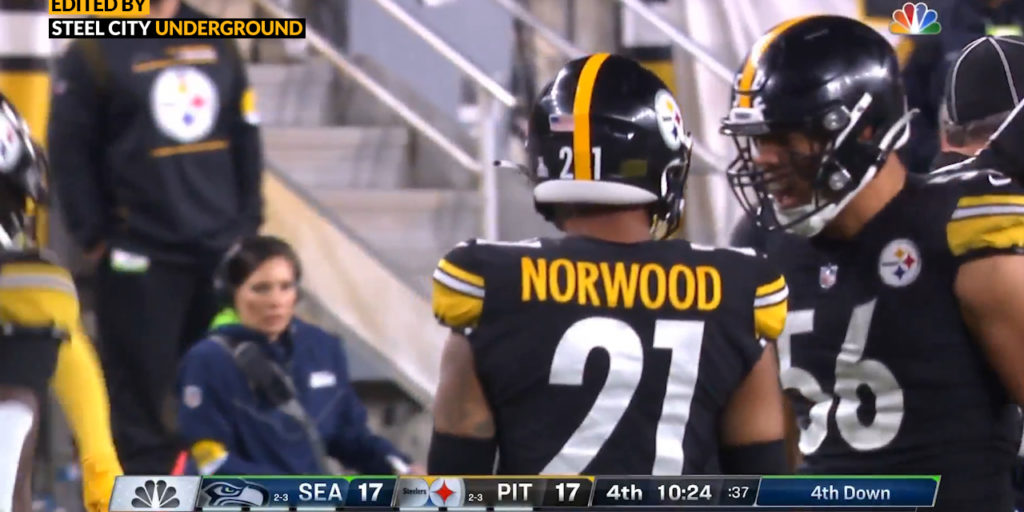 Pittsburgh Steelers CB Tre Norwood