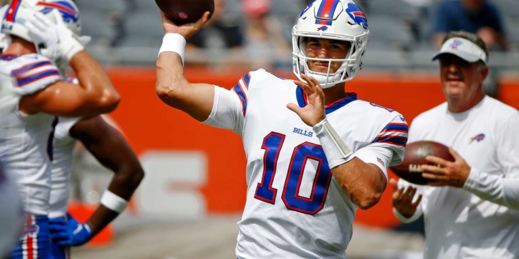 Buffalo Bills quarterback Mitchell Trubisky