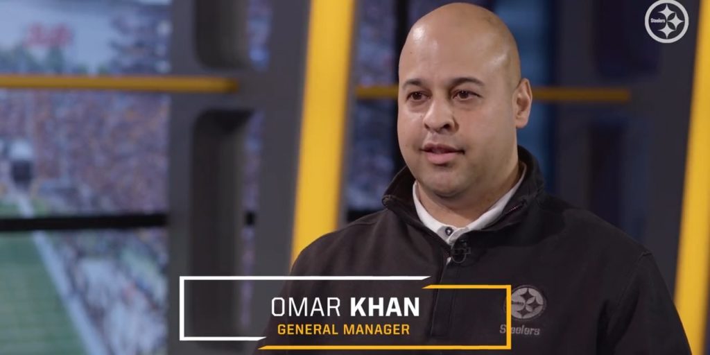 Steelers GM Omar Khan