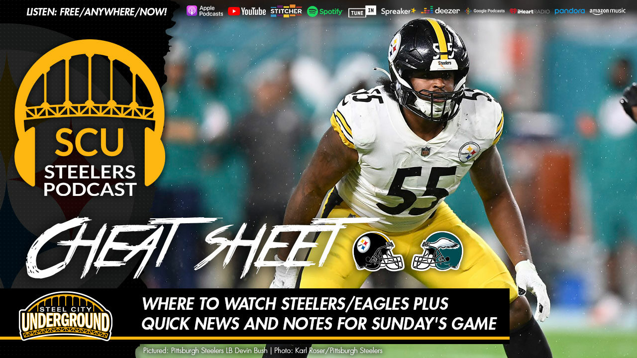 Where to watch Steelers/49ers plus quick news and notes for