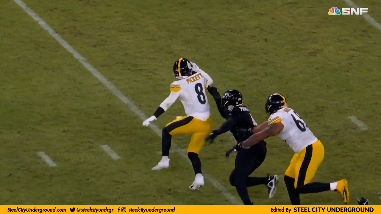 Watch: Pickett hits Harris for game-winner over the Ravens - Steel City  Underground