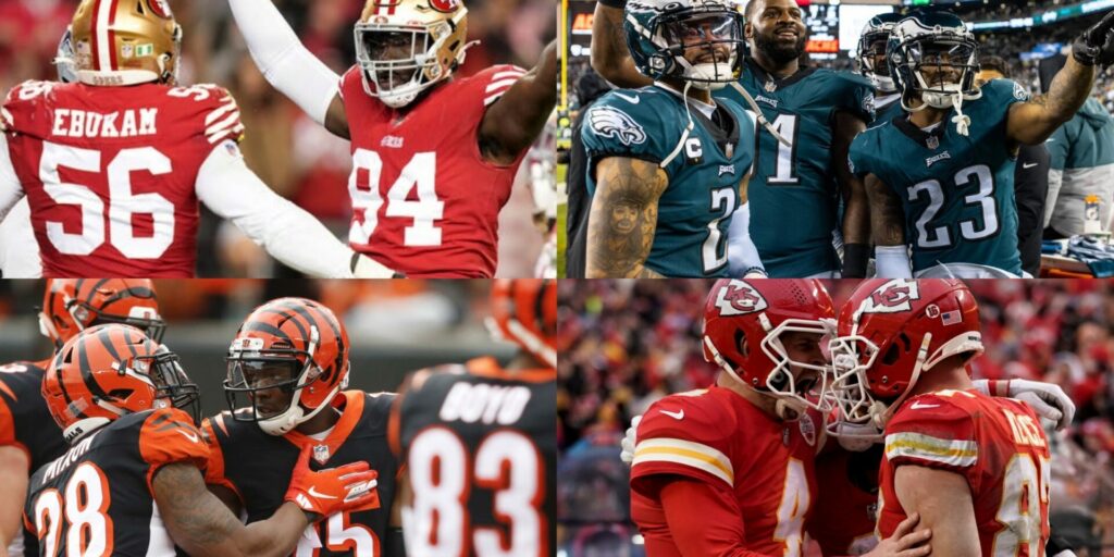 Conference championship teams NFL 2022 (Jan 2023)