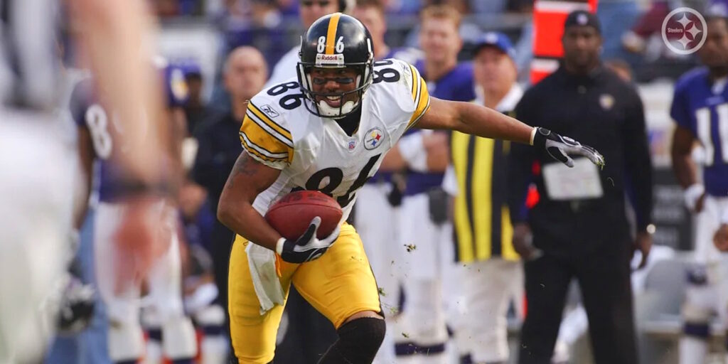 Hines Ward of the Pittsburgh Steelers