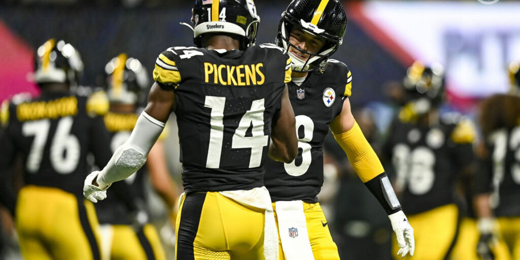 Pittsburgh Steelers WR George Pickens & QB Kenny Pickett