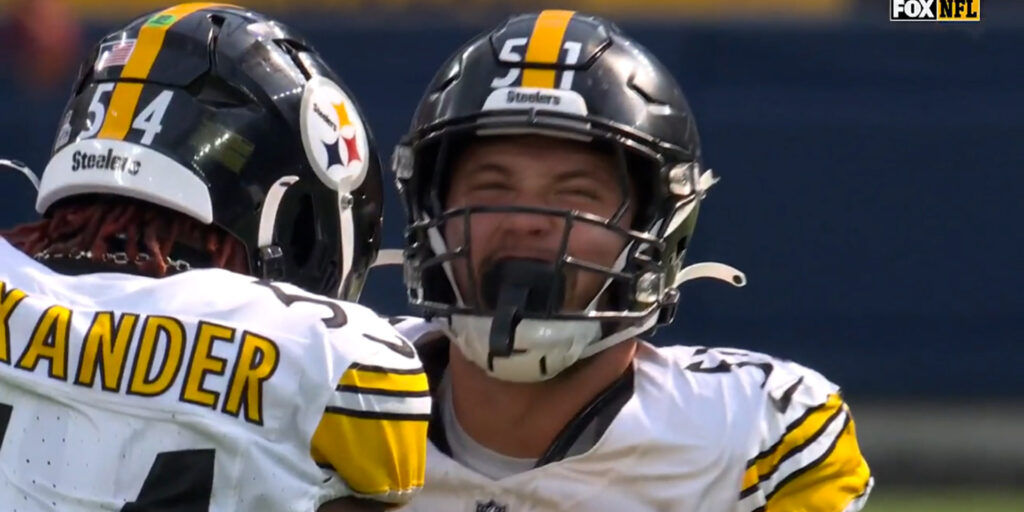 Steelers LB Nick Herbig sacks Matthew Stafford