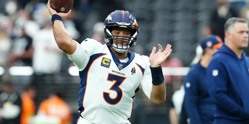 Denver Broncos quarterback Russell Wilson