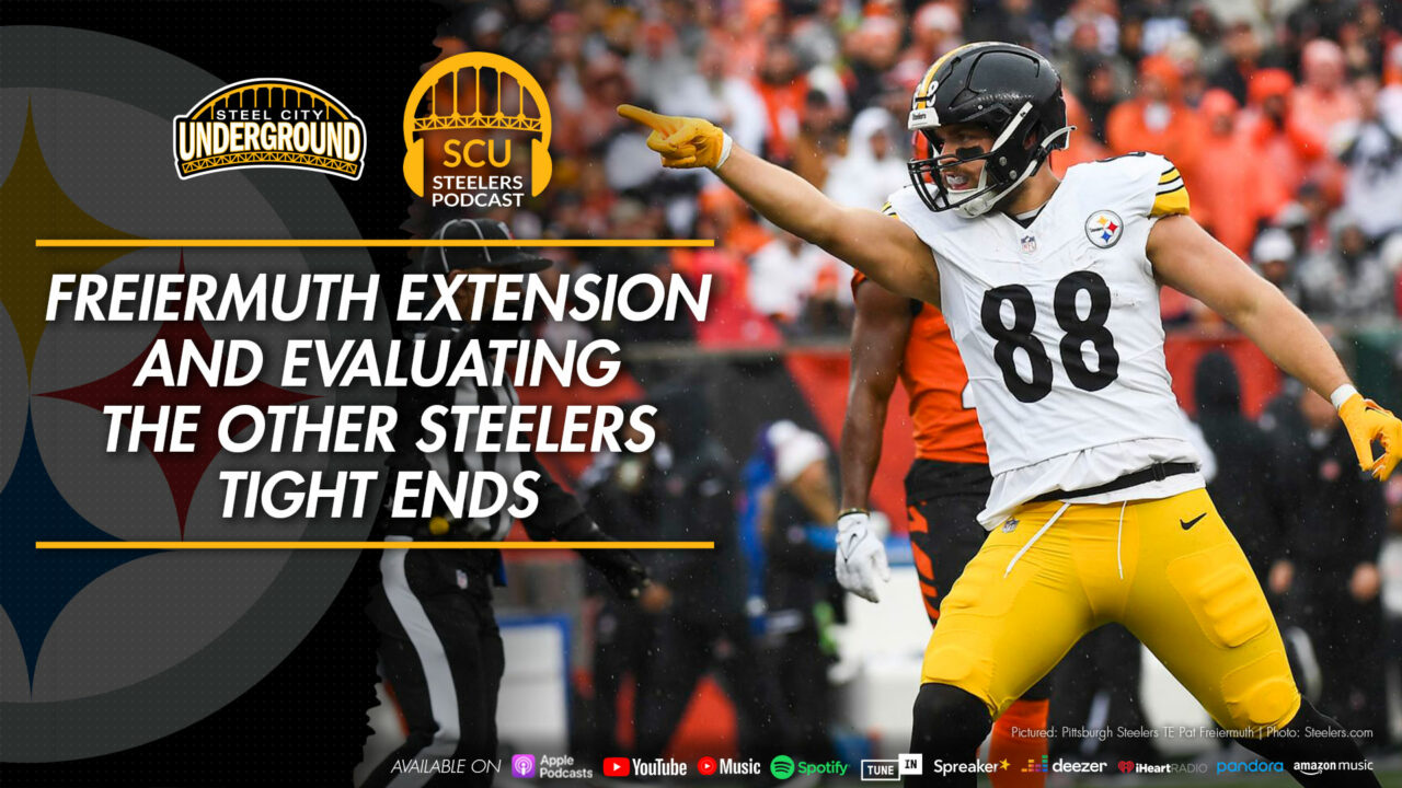 Freiermuth extension and evaluating the other Steelers tight ends