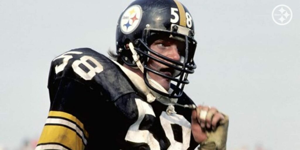 Jack Lambert of the Pittsburgh Steelers