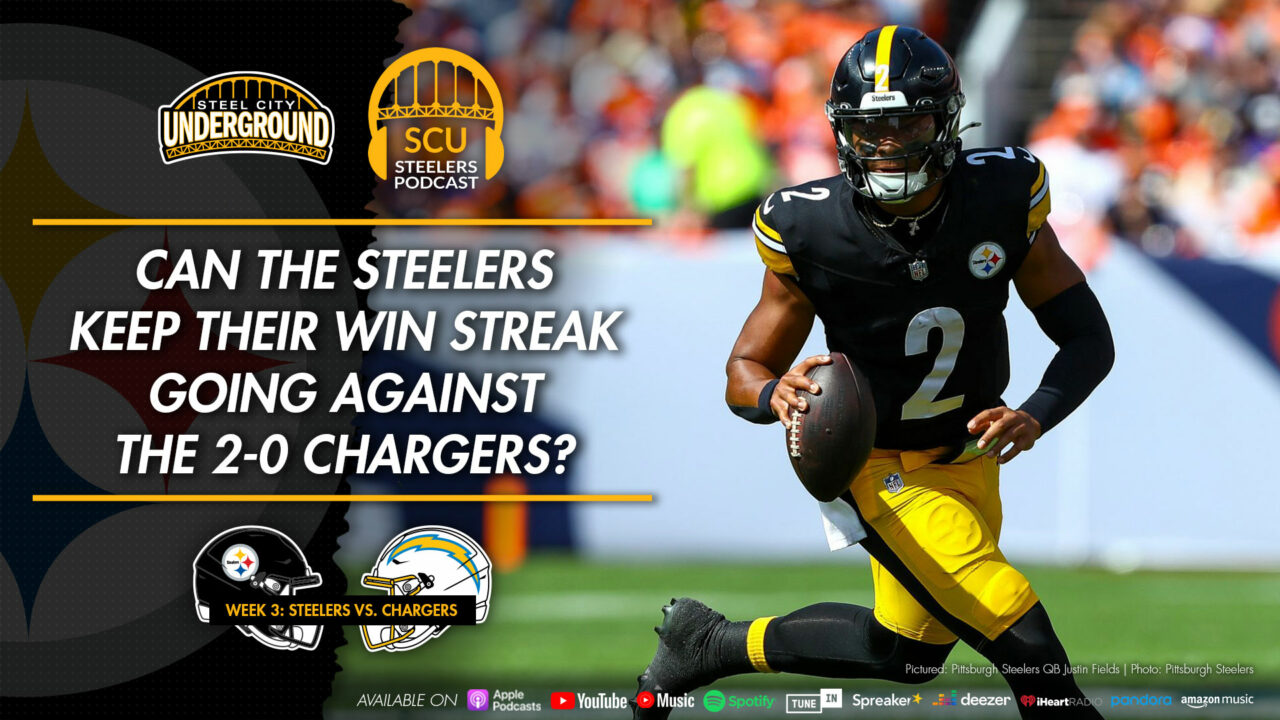 Can the Steelers keep their win streak going against the 2-0 Chargers?