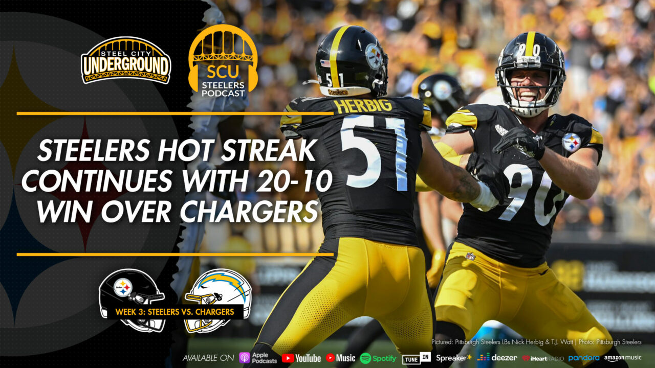 Steelers hot streak continues with 20-10 win over Chargers