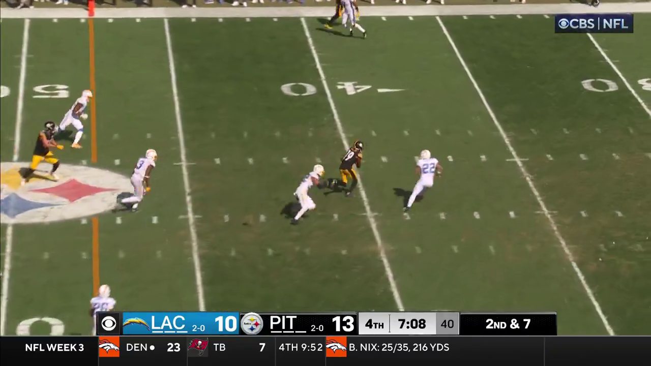 Calvin Austin 55-yard touchdown