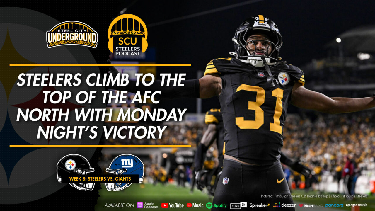 Steelers climb to the top of the AFC North with Monday night’s victory