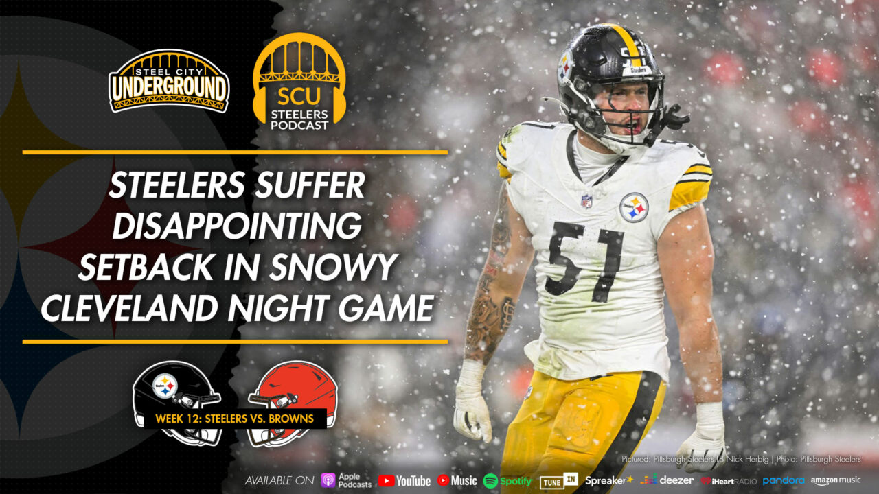 Steelers suffer disappointing setback in snowy Cleveland night game