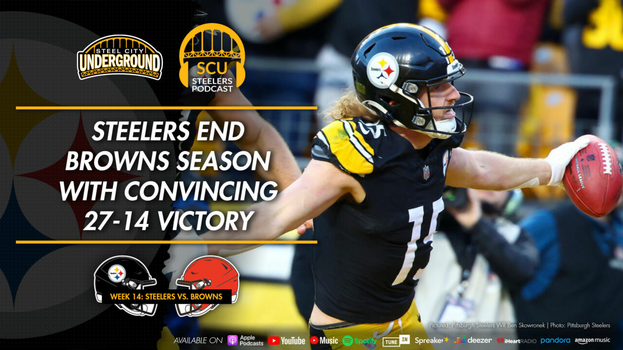 Steelers end Browns season with convincing 27-14 victory