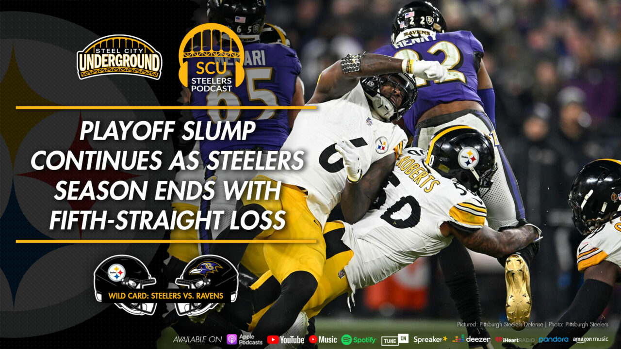 Playoff slump continues as Steelers season ends with fifth-straight loss