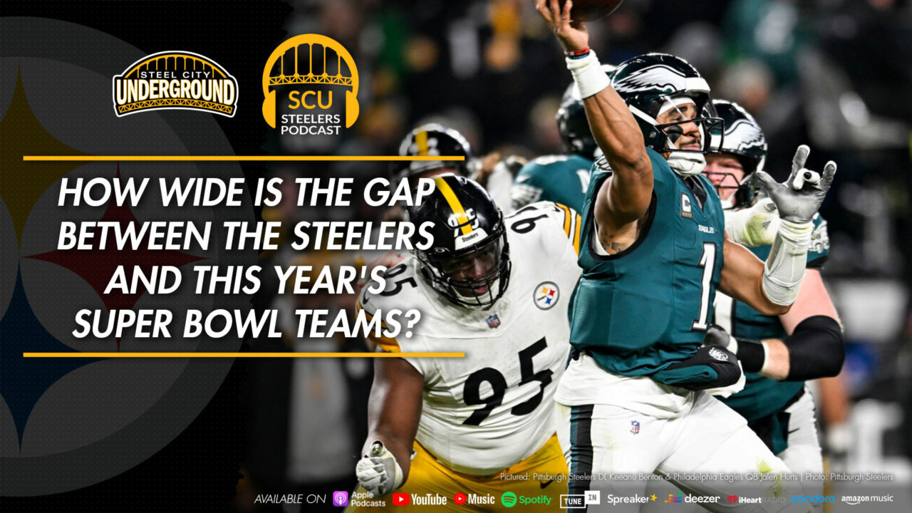 How wide is the gap between the Steelers and this year's Super Bowl teams?