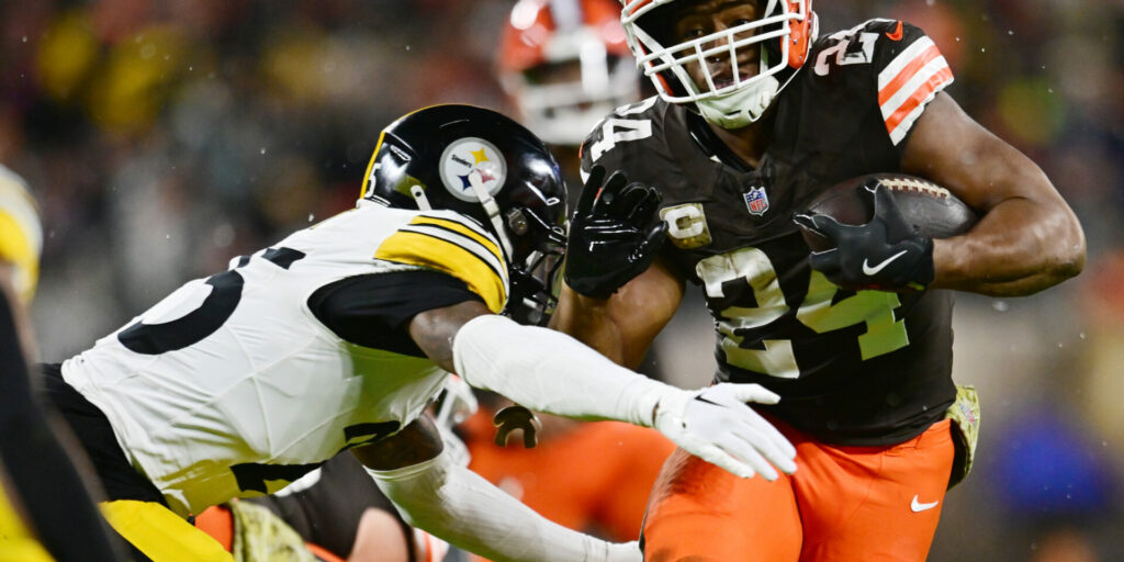 Cleveland Browns running back Nick Chubb