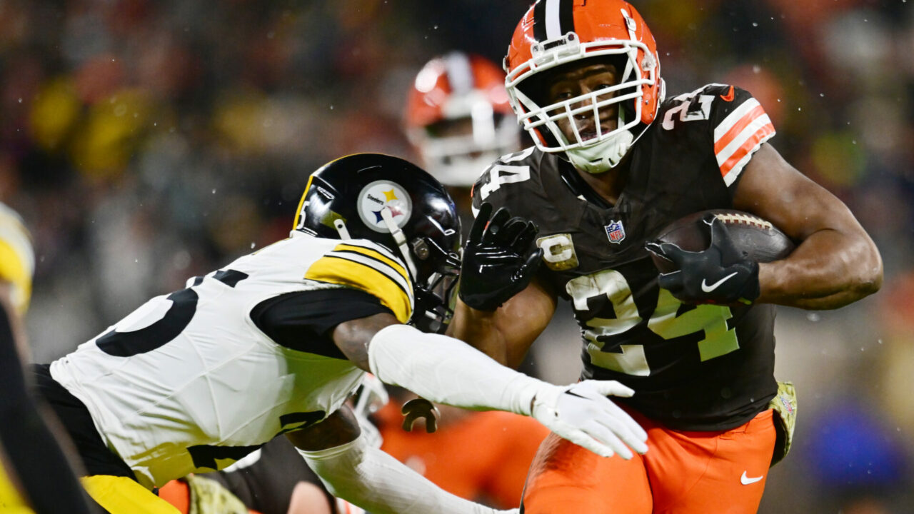 Cleveland Browns running back Nick Chubb